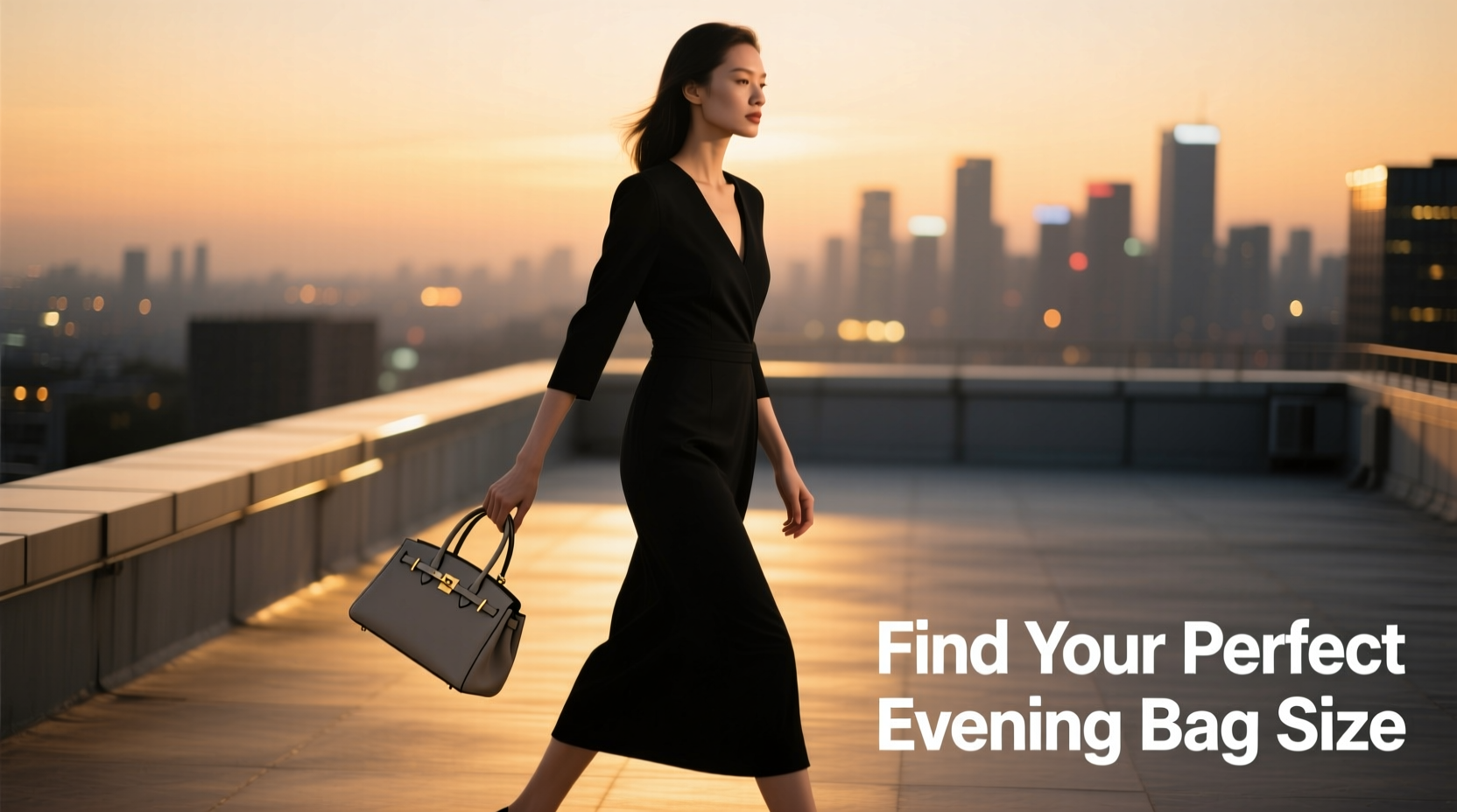 how to find the ideal evening bag size to enhance any outfit