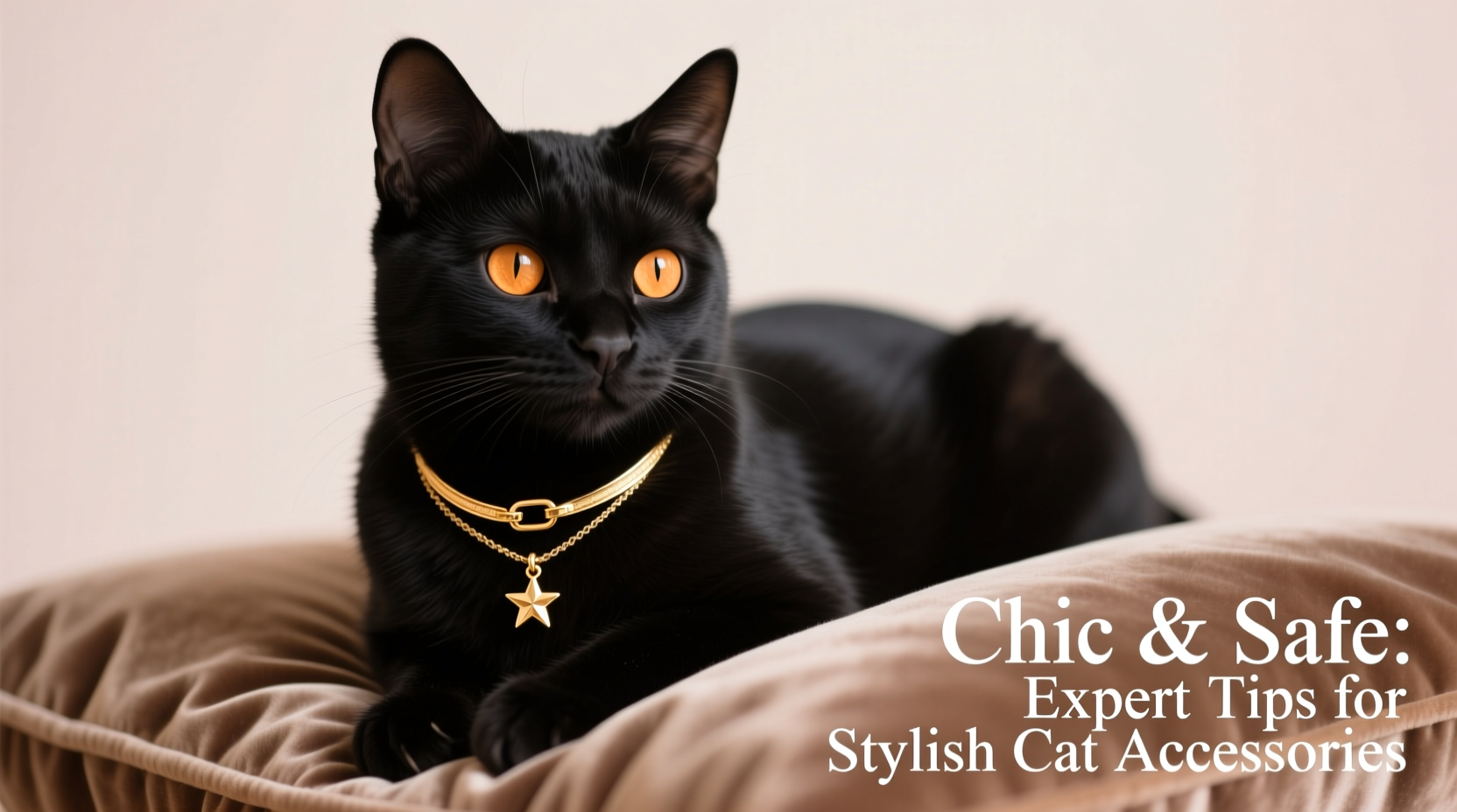 chic and safe expert tips on how to accessorize your cat with a stylish necklace