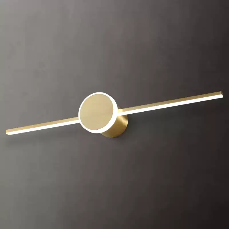 Gold Led Linear Vanity Mirror Light for Bathroom Mirror Living Room Gallery