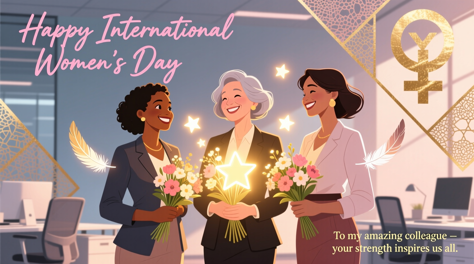 womens day wishes to collegue