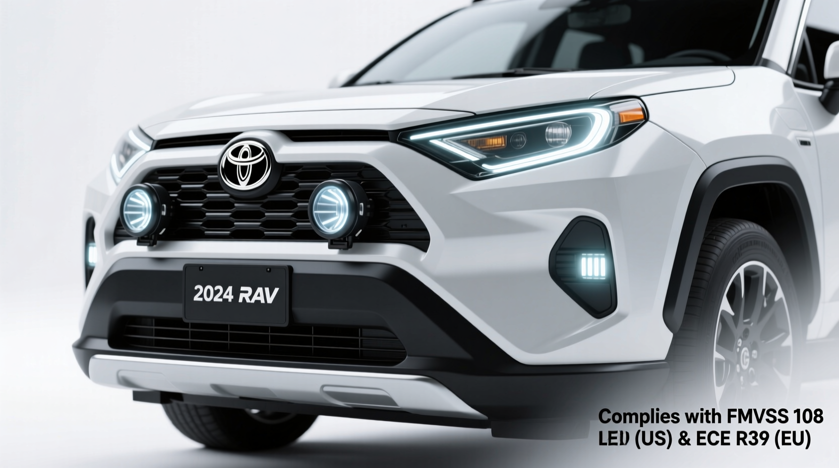 led fog lights legality rav4
