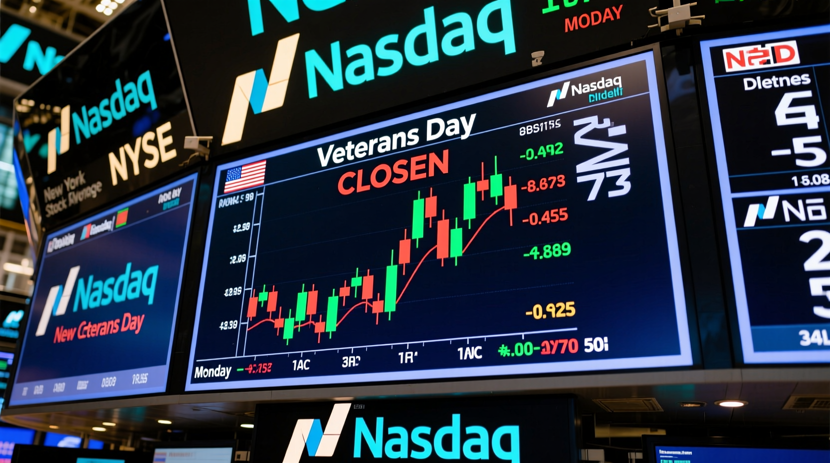is the dow open on veterans day