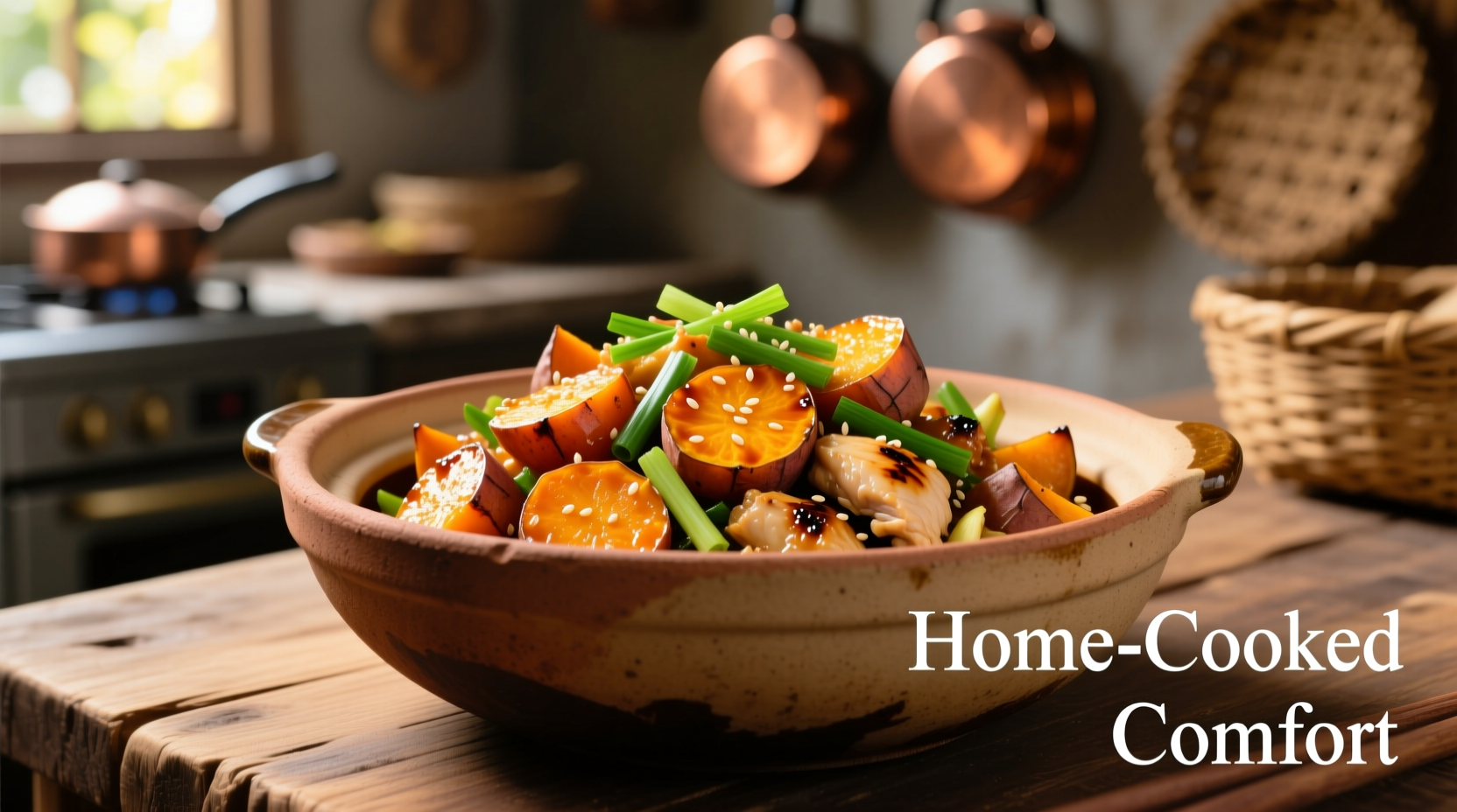 sweet potato and chicken