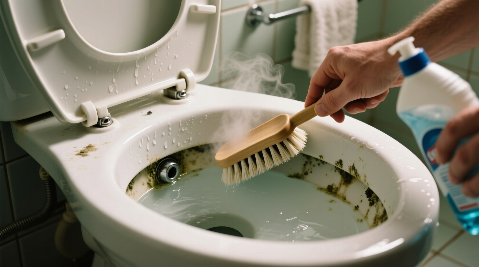 how to clean a toilet tank