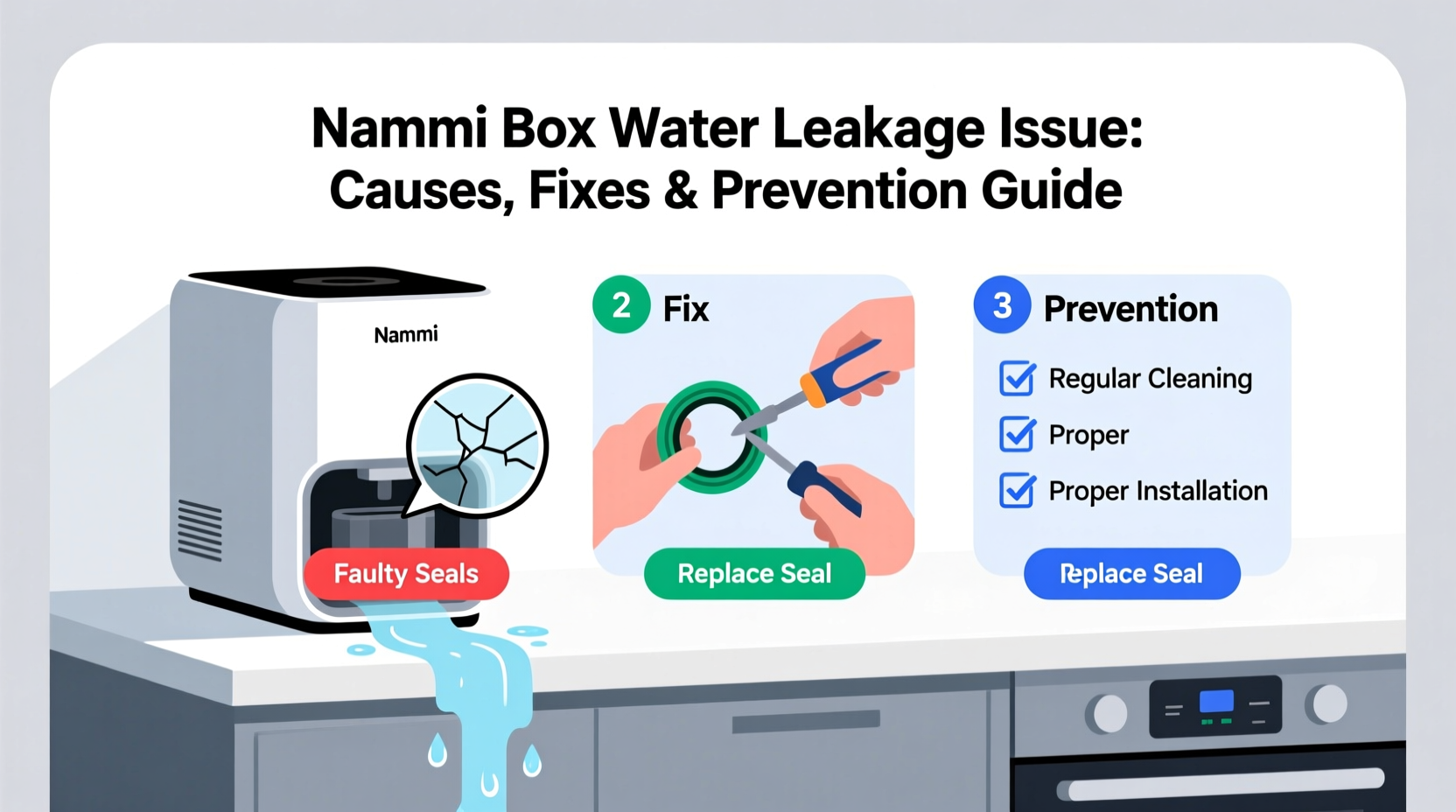nammi box water leakage issue