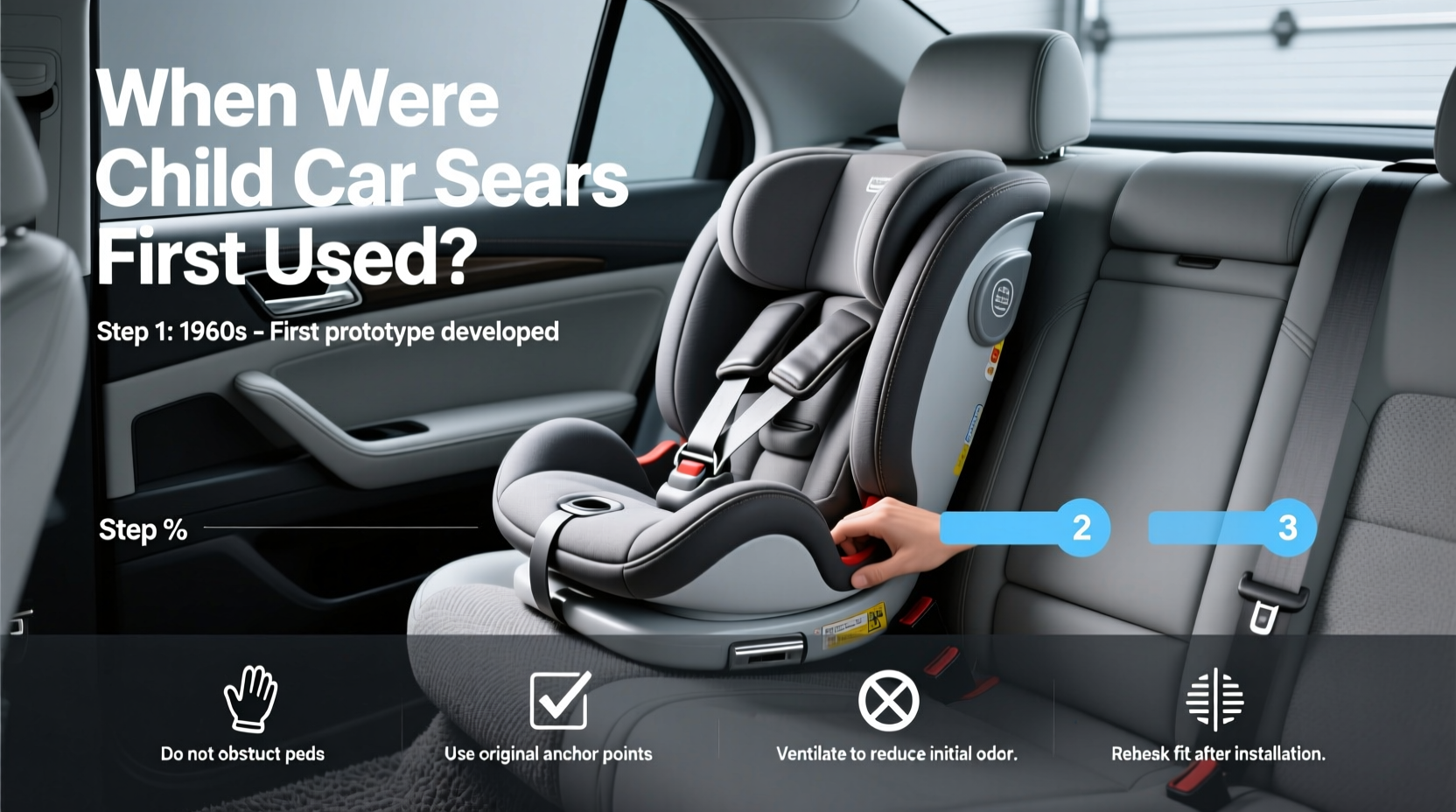 when were child car seats first used buying guide