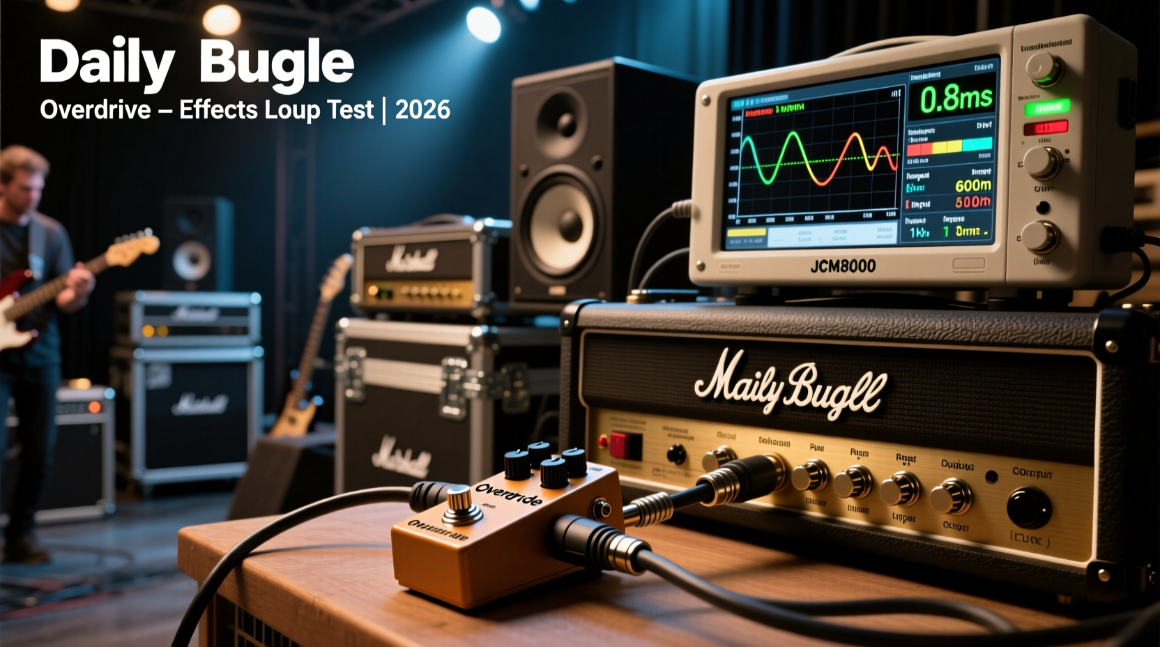 Can you safely run the Daily Bugle overdrive through a tube amp’s effects loop for touring musicians? Latency, impedance mismatch, and tone degradation tests (2026)