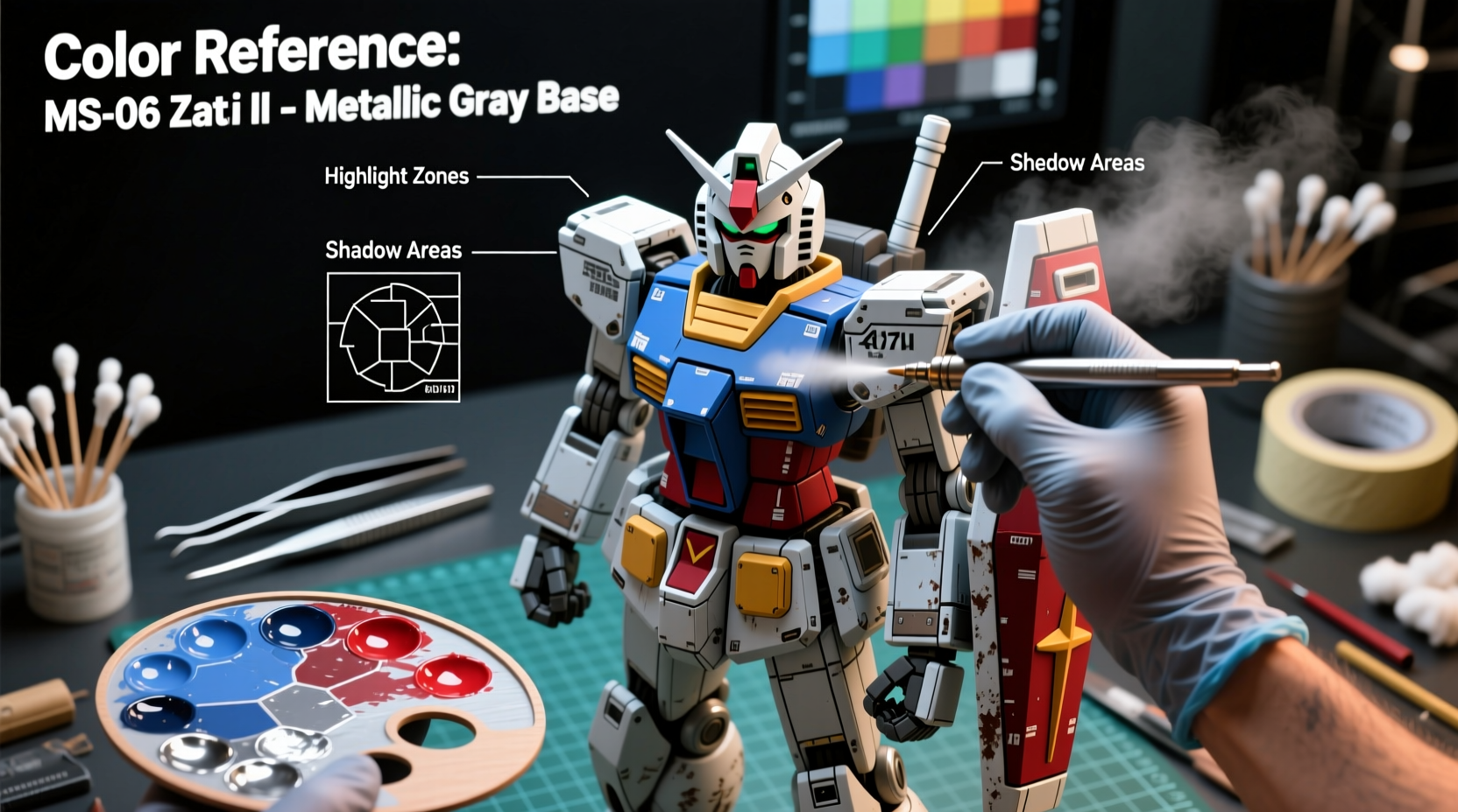 mastering the art of painting 3d printed gundam figurines step by step techniques for stunning results