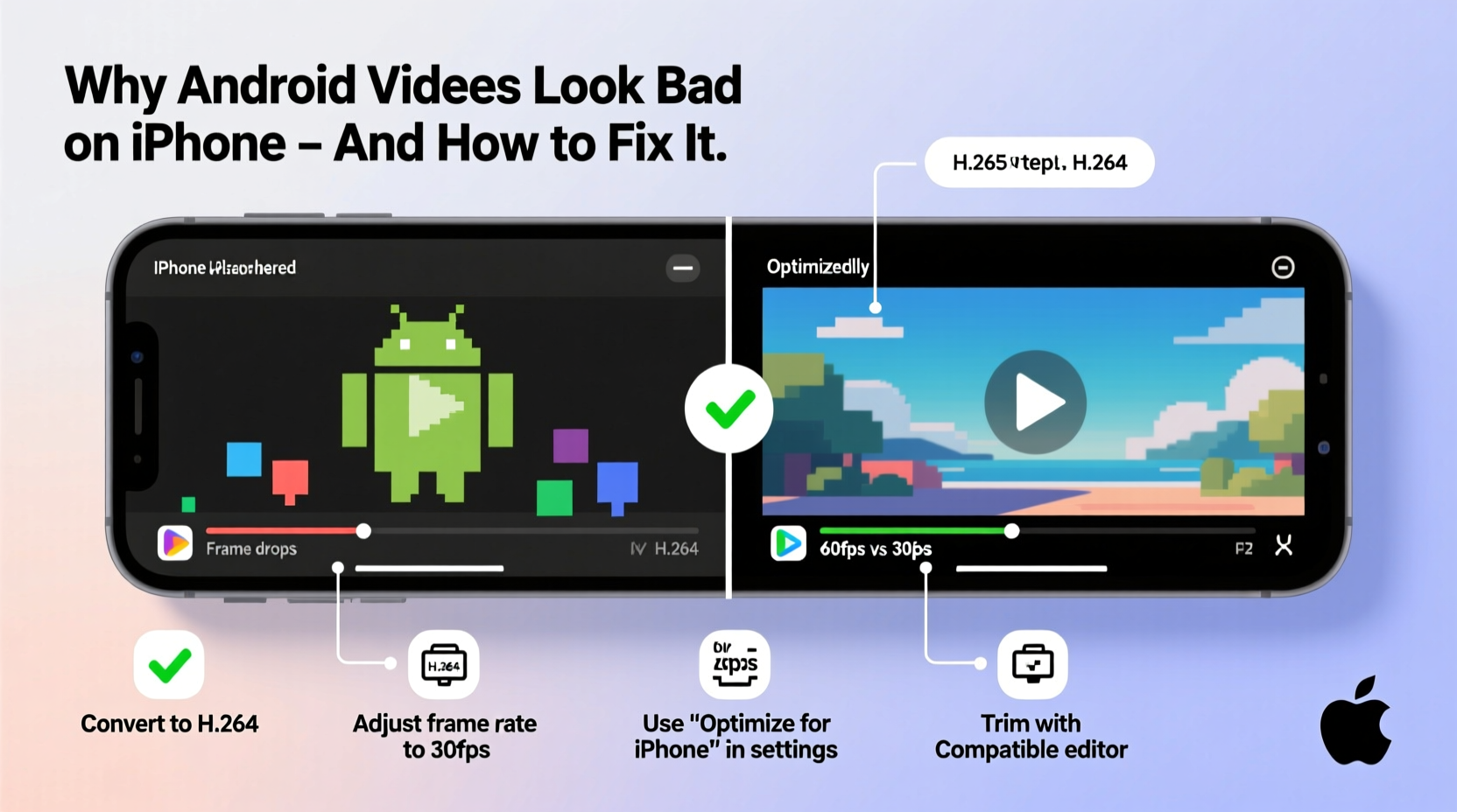 android videos look bad on iphone heres why how to fix