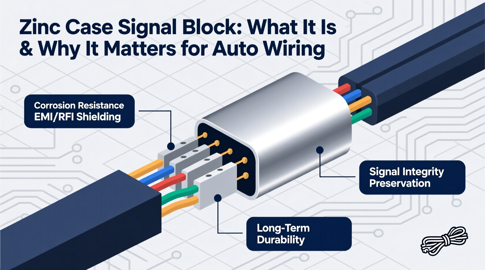 zinc case signal block