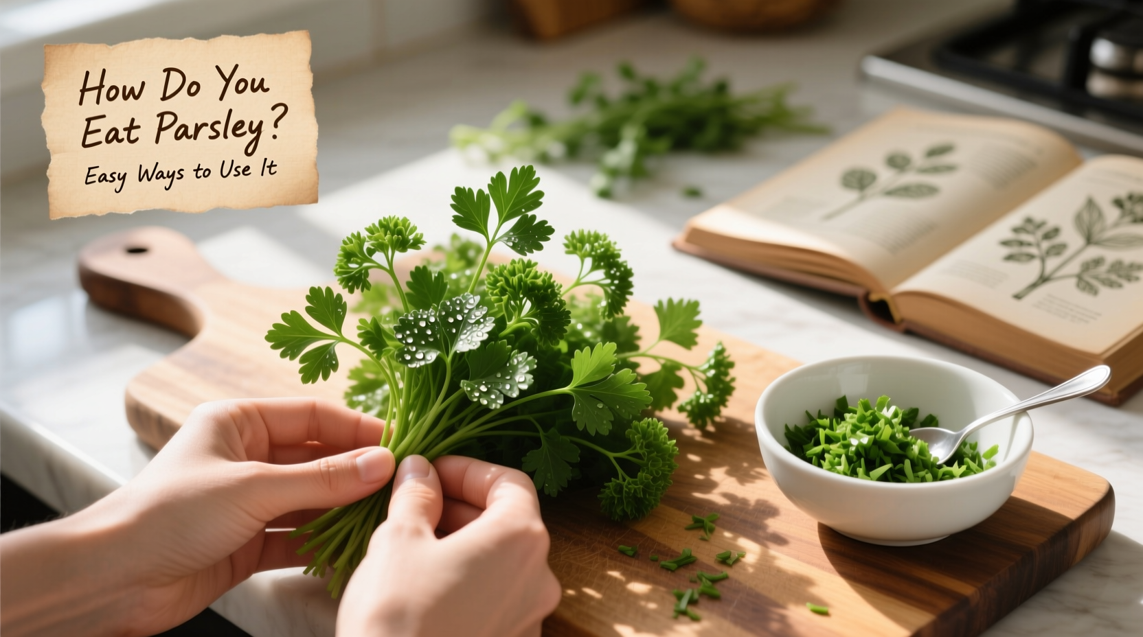 how do you eat parsley