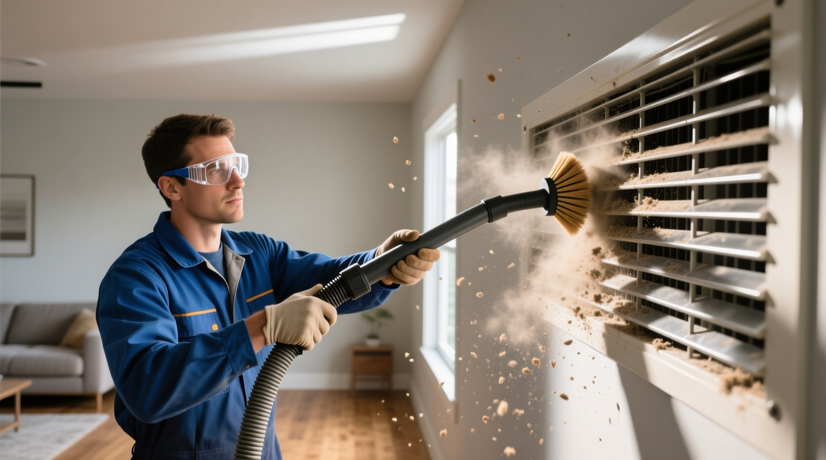 how to clean air vents