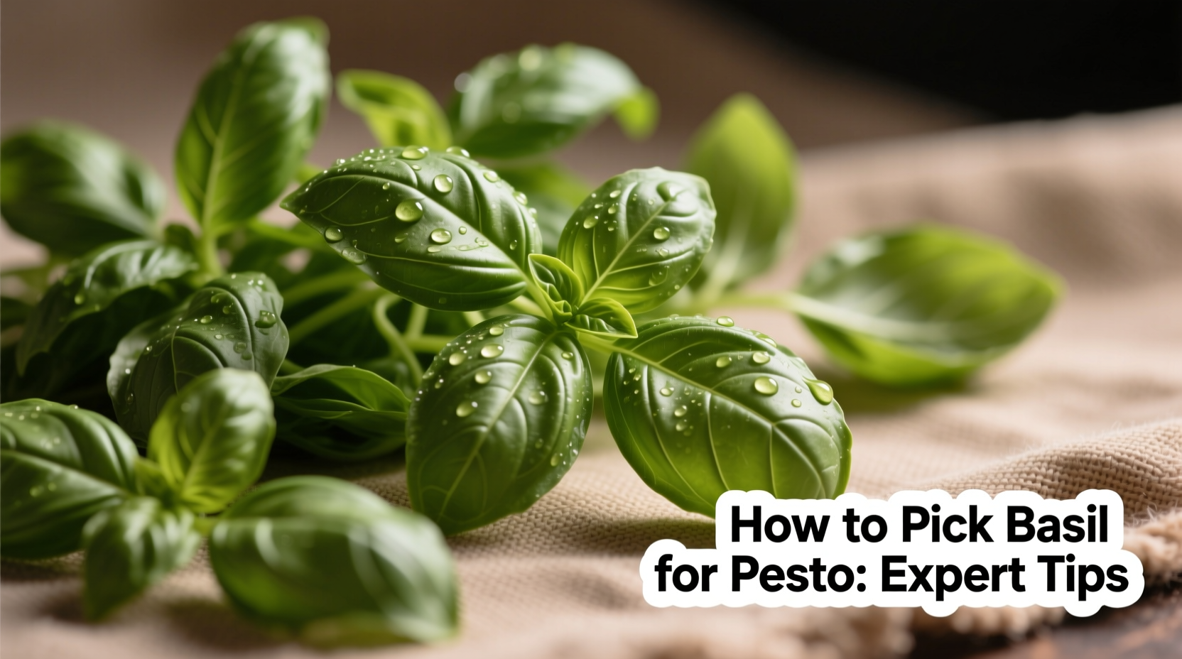 How to Pick Basil for Pesto: Expert Tips