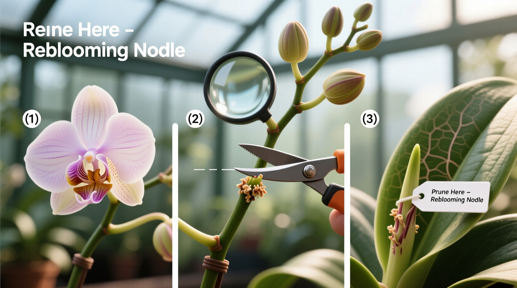 how do you prune an orchid