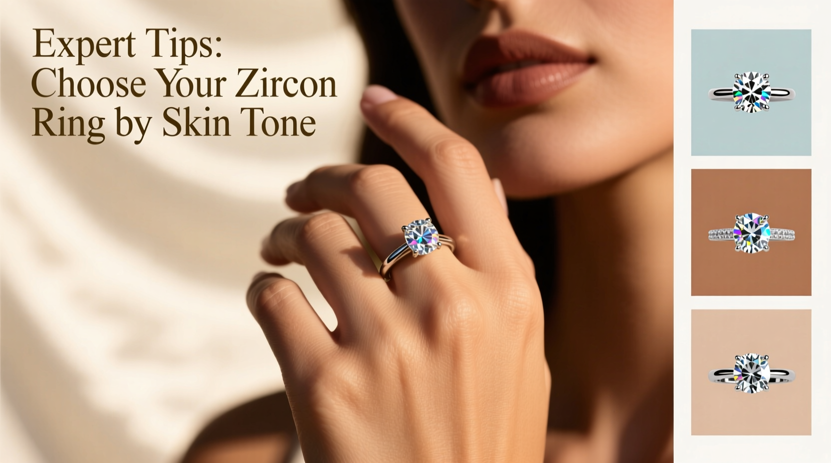 expert tips to choose the perfect zircon ring that complements your skin tone