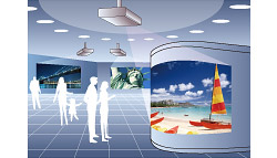 DLP 1920x1200P Native Resolution 3D Mapping Projector 12000 Lumens