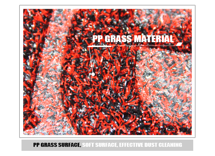 Tufted Grass Surface Shaggy Polypropylene Absorbent Wholesale Door Mat(图3)