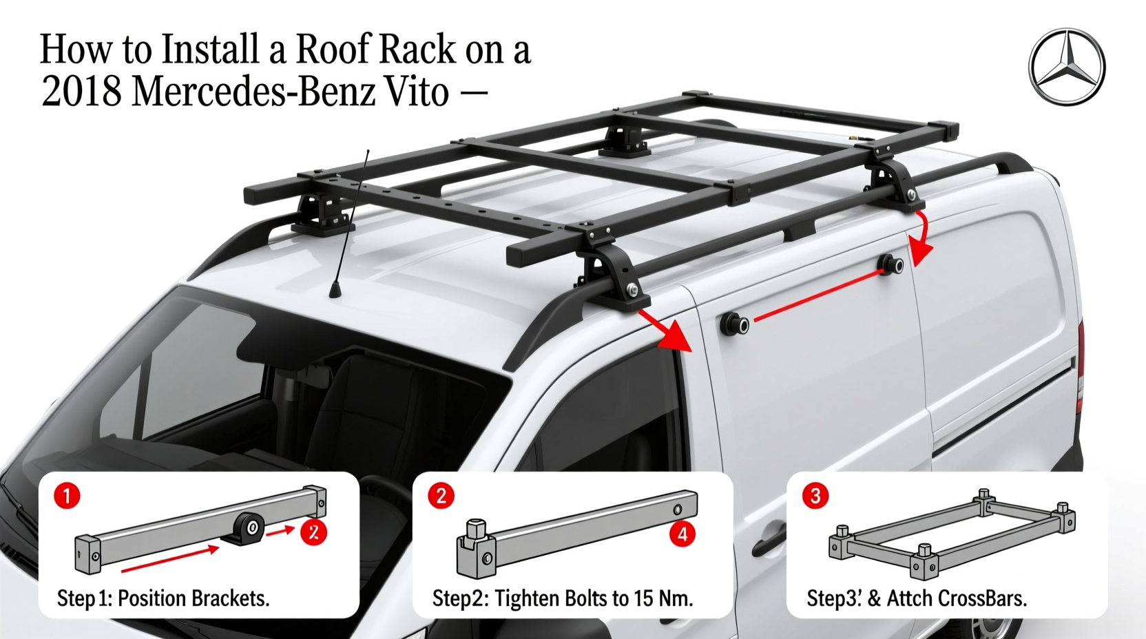 Mercedes Benz Room Rack How to Install a Roof Rack on a 2018 Mercedes-Benz Vito