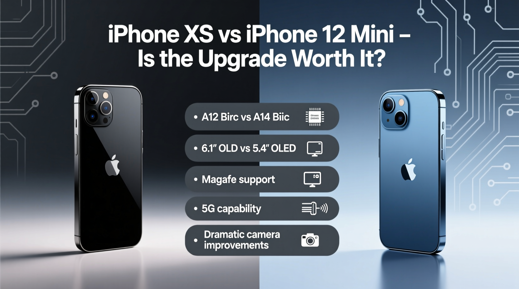 iphone xs vs 12 mini is upgrading worth it or is the new tech overhyped