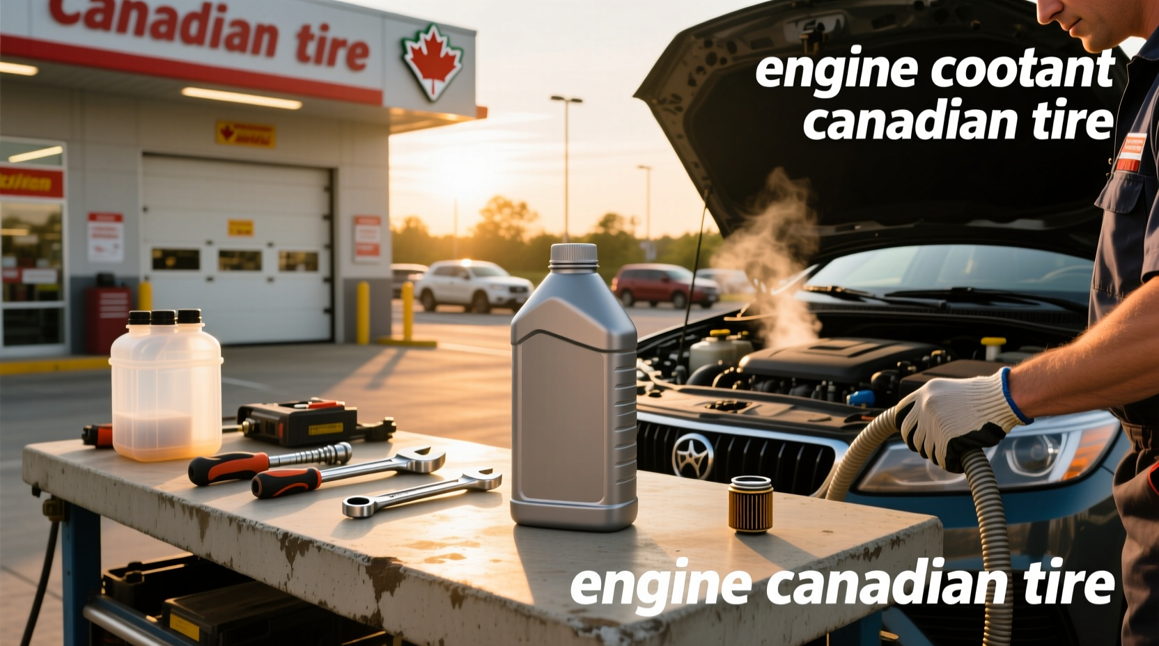 What engine coolant should I buy at Canadian Tire?