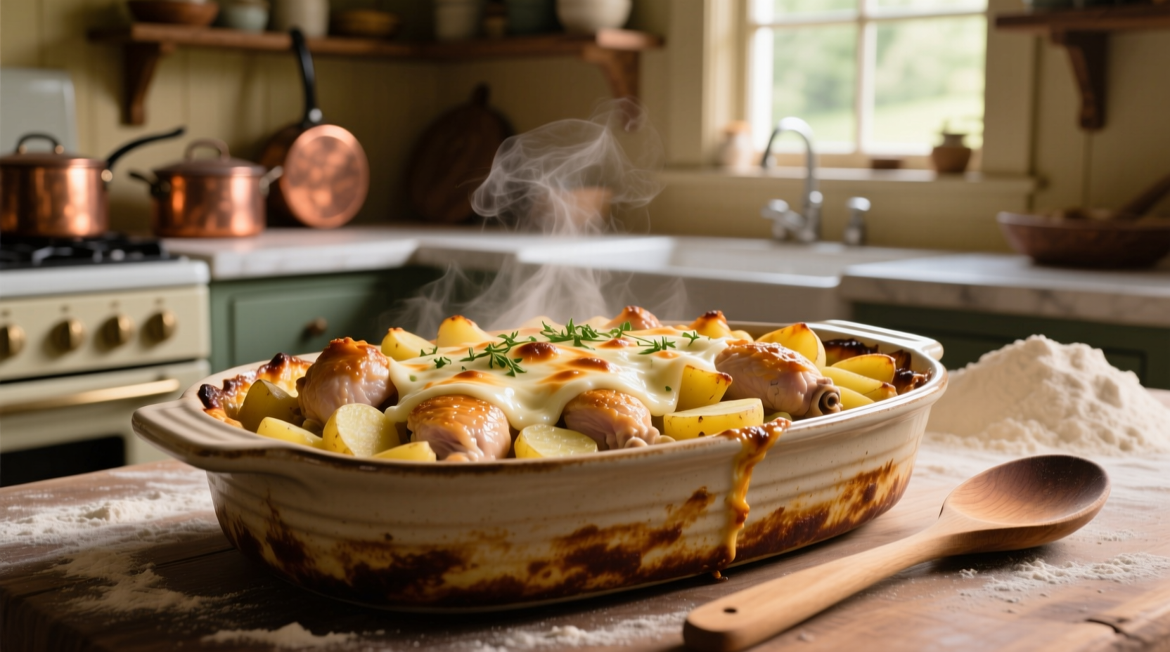 chicken and potato casserole