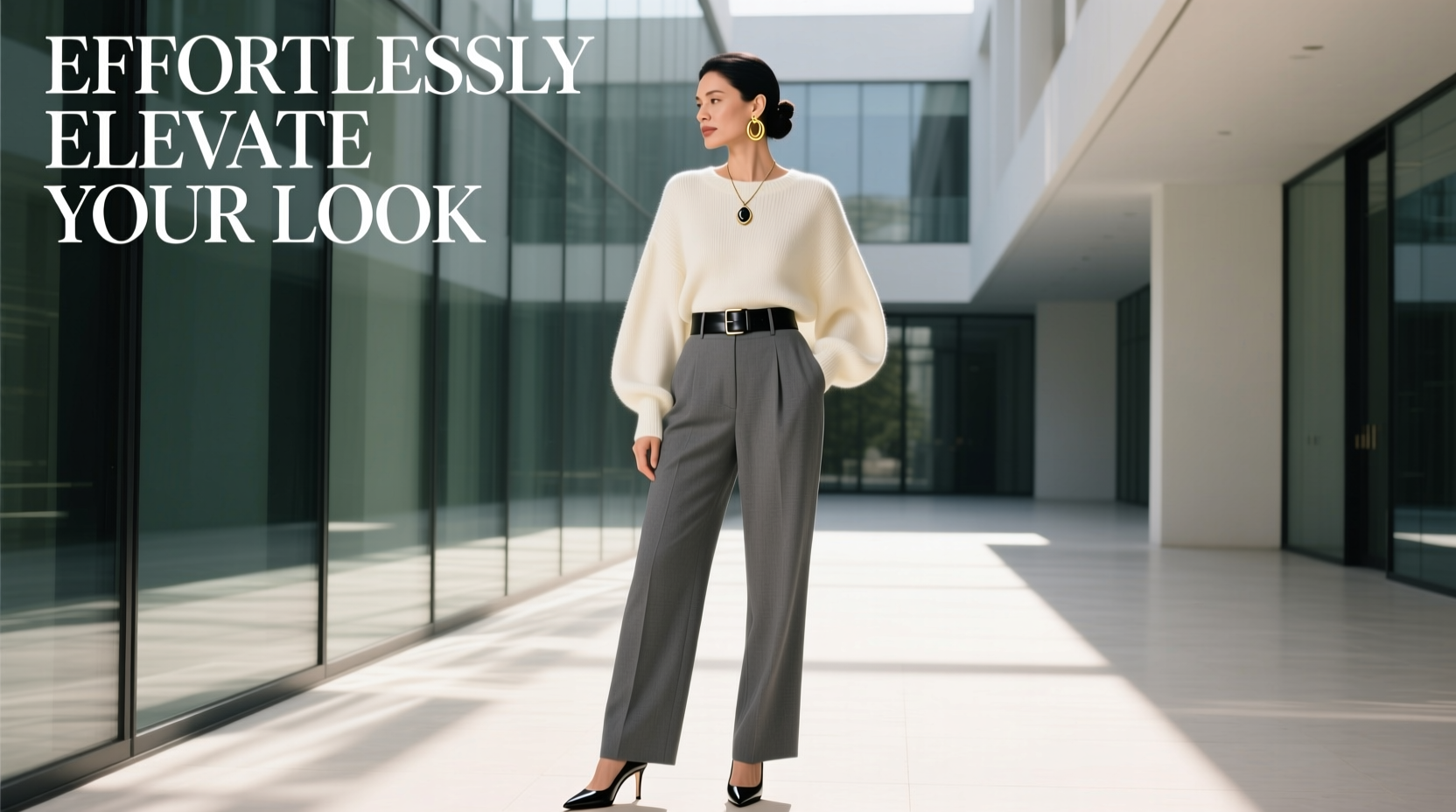 effortlessly elevate your look how to style a loose sweater for formal settings