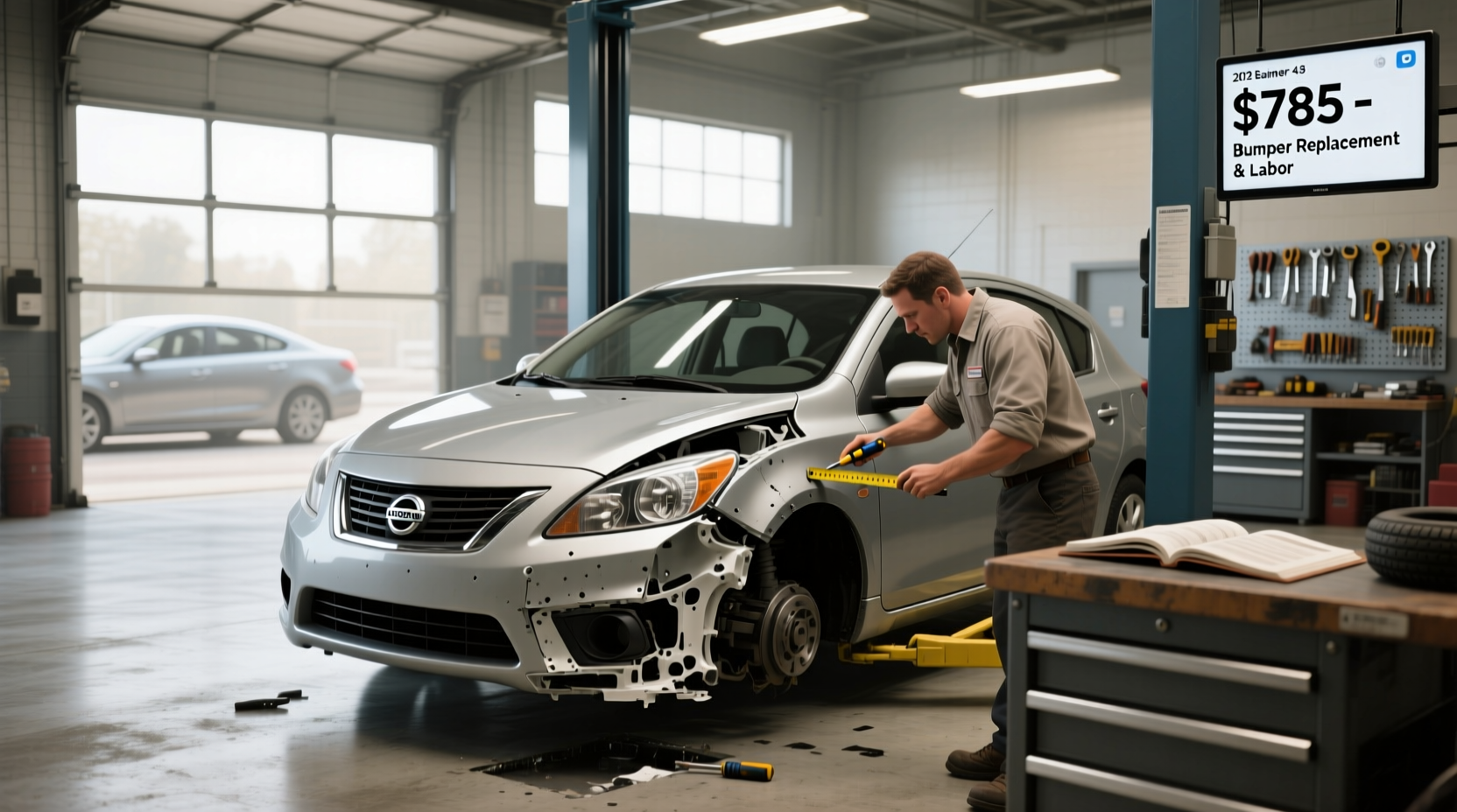 Front Bumper Replacement Guide for 2012 Nissan Versa
