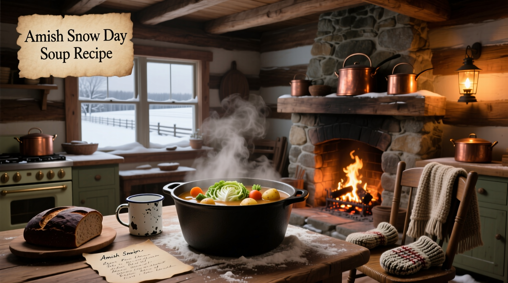 amish snow day soup recipe guide