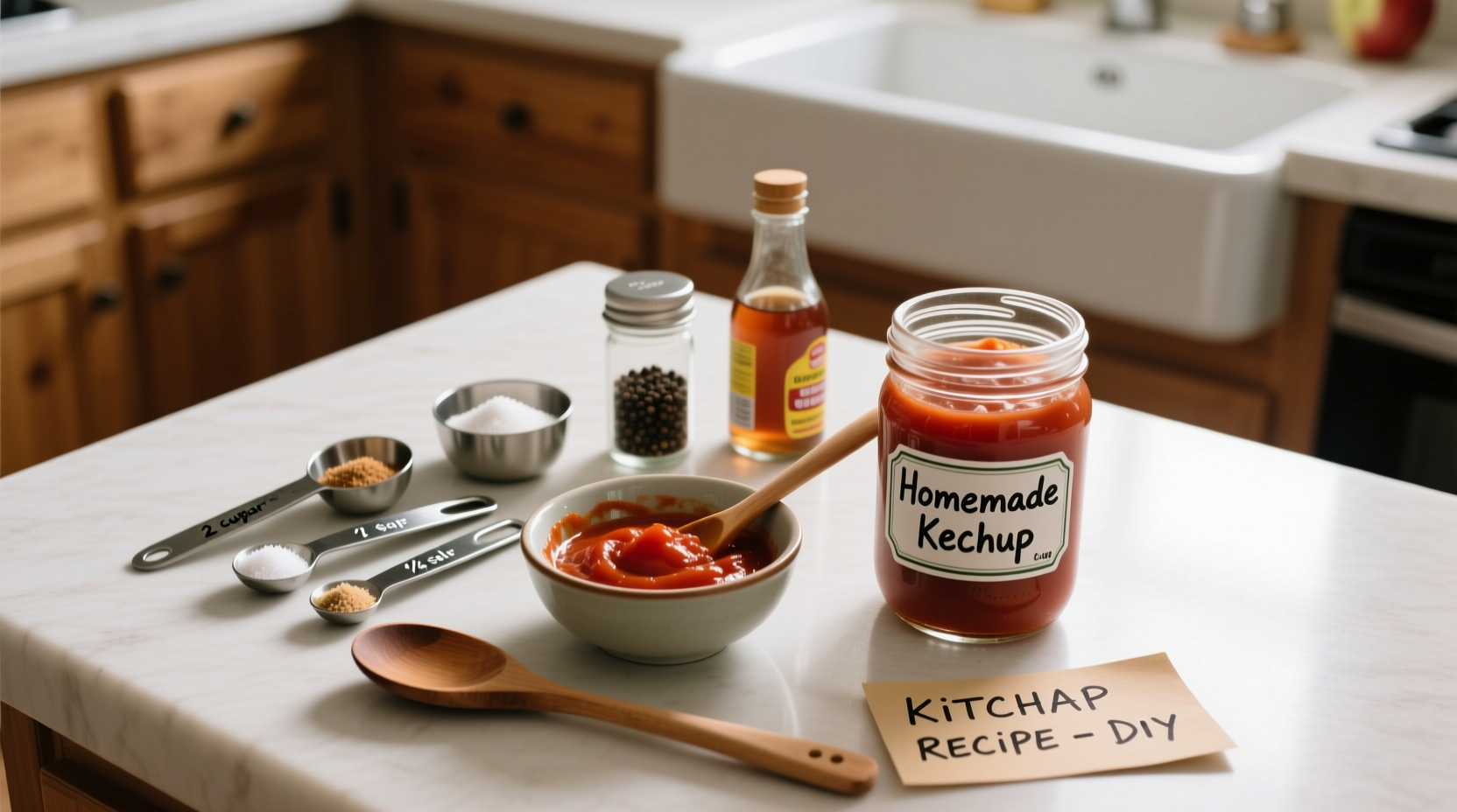 how to make ketchup with tomato paste