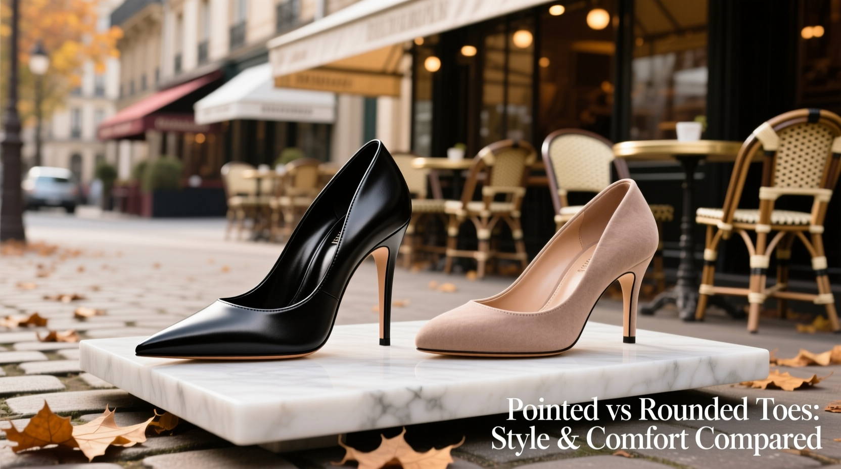 how to decide between pointed toe and rounded toe heels for style and comfort