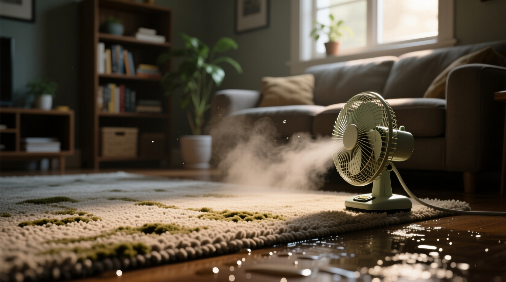 how to get rid of damp carpet smell