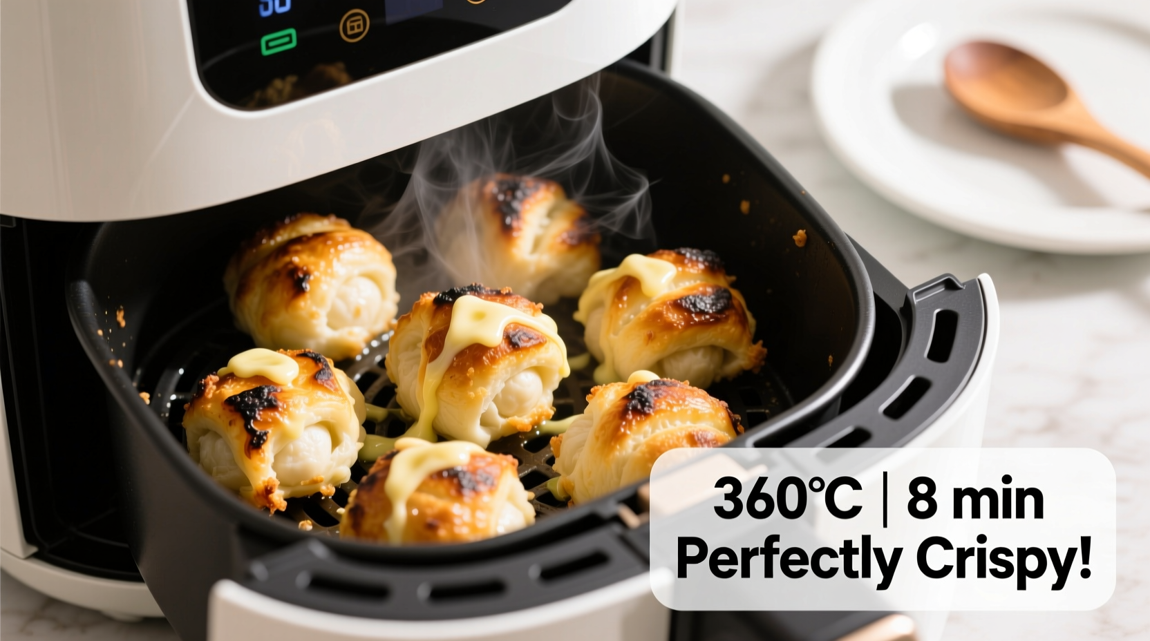 frozen garlic knots in air fryer