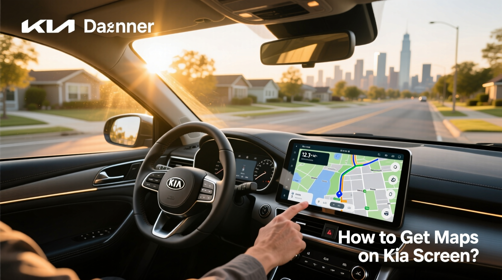 How to Choose Kia K5 Navigation, How to Get Maps on Kia Screen?