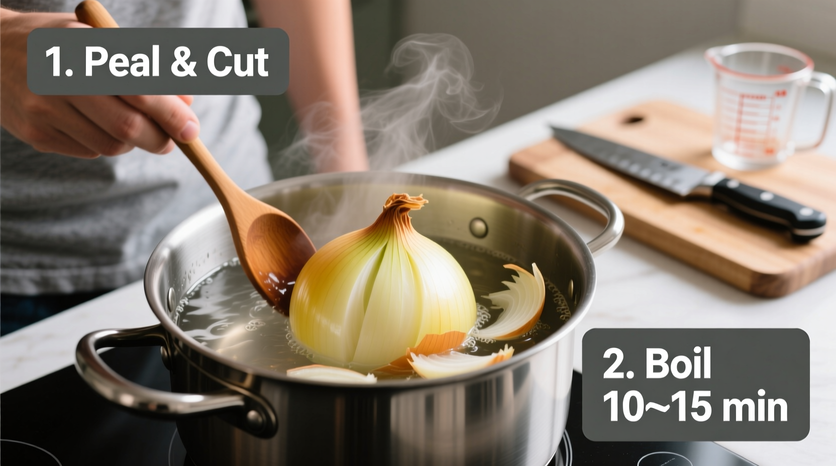 how to make an onion boil
