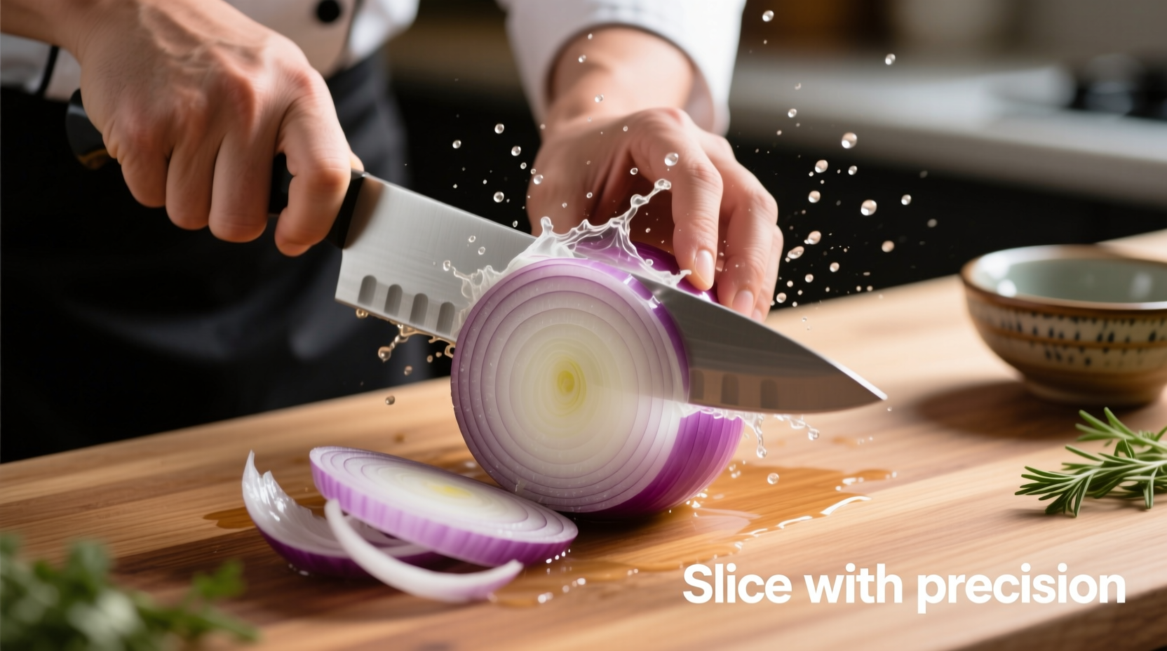 slice an onion