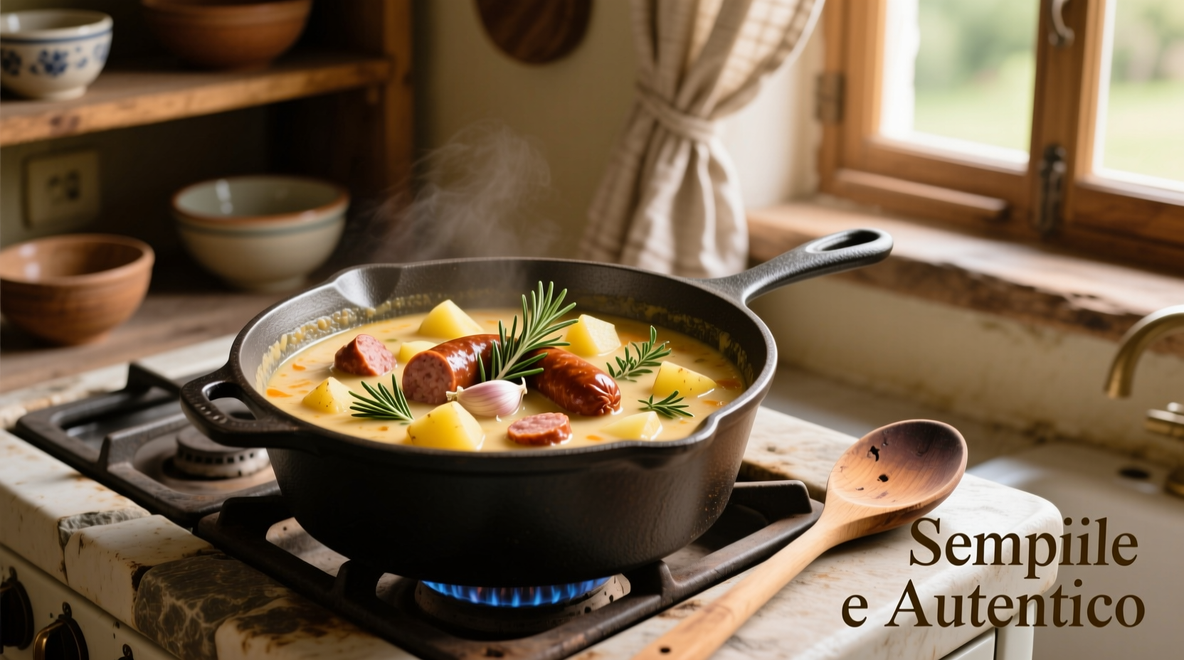 Creamy Potato Soup with Italian Sausage Recipe