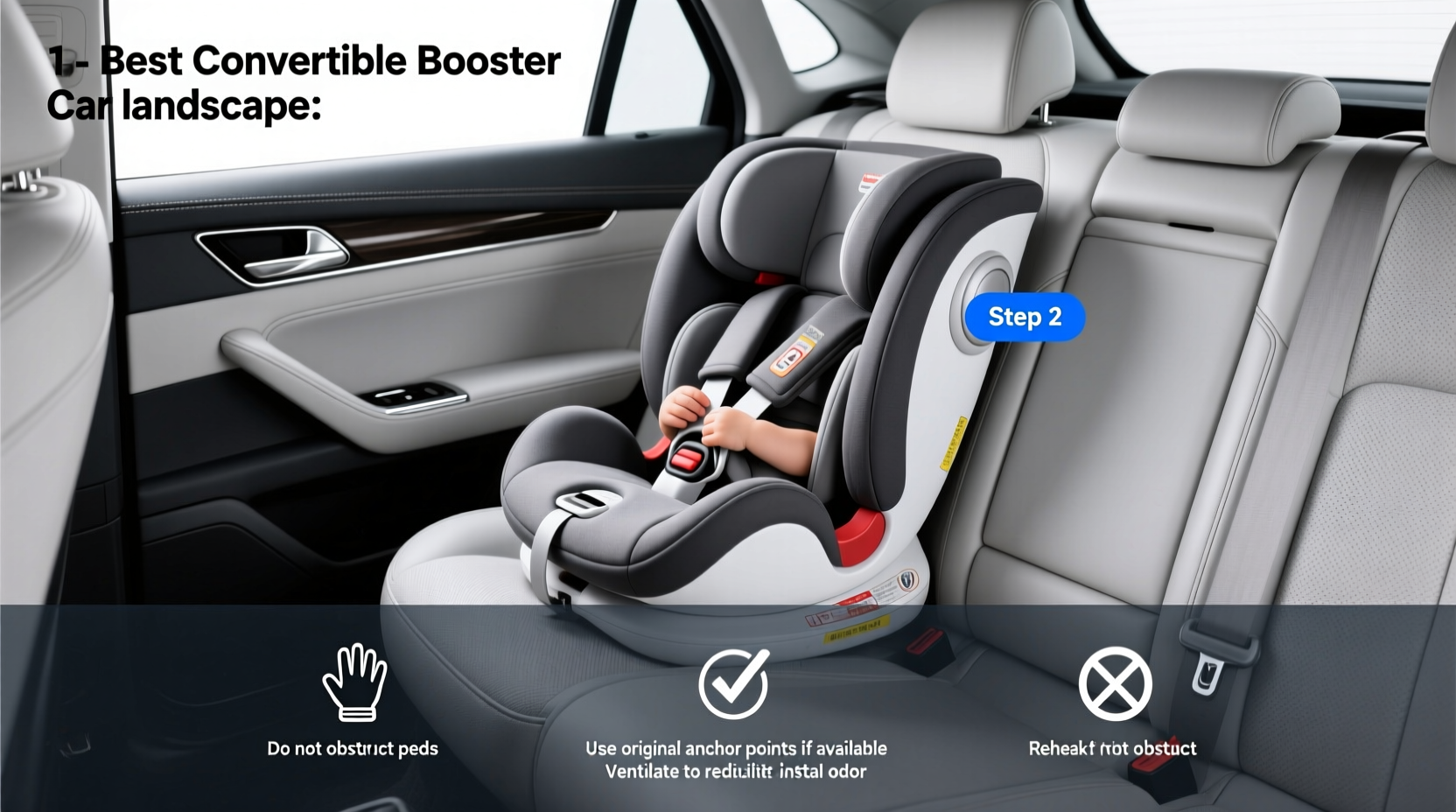 best convertible booster car seat