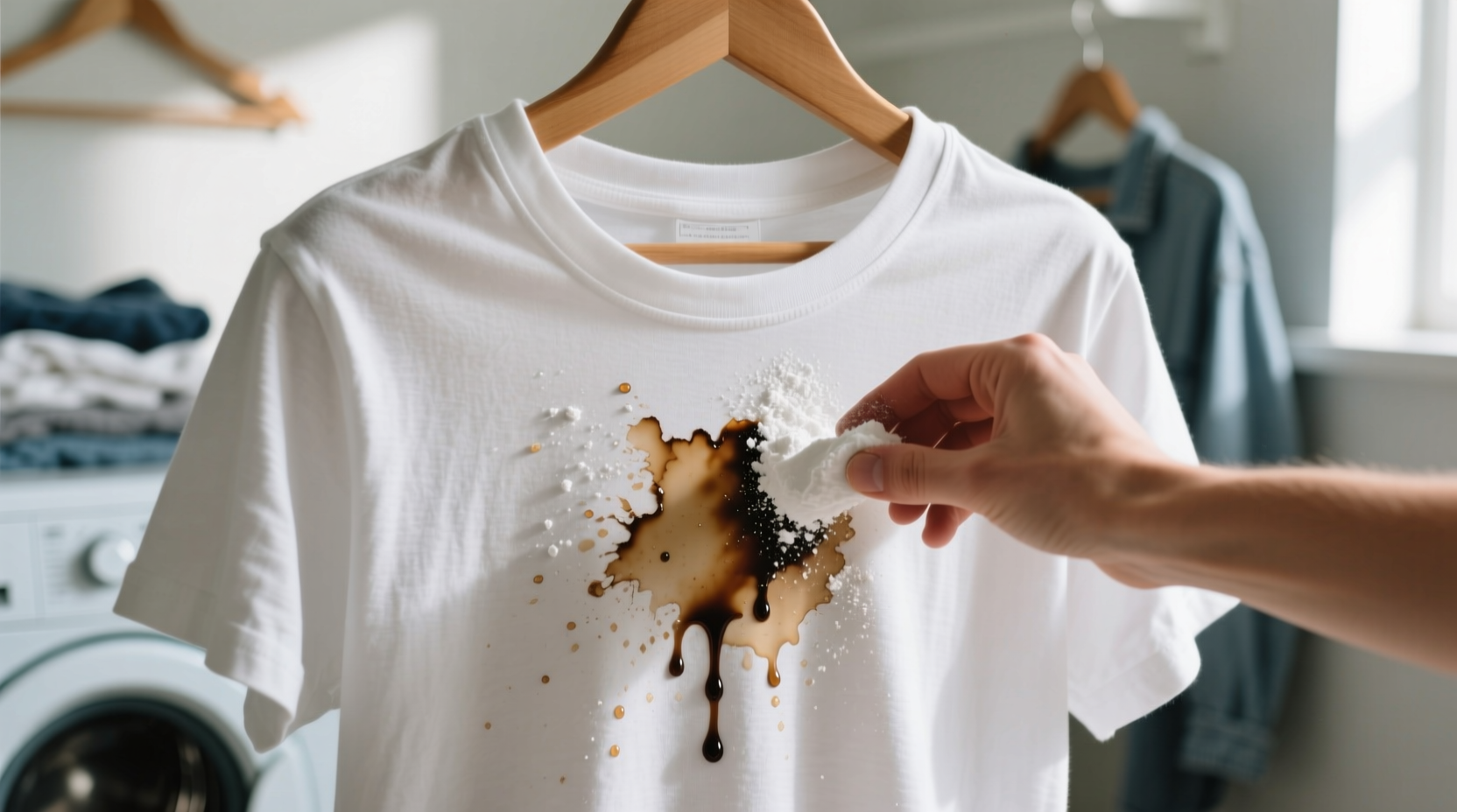 how to remove coffee stains from clothes