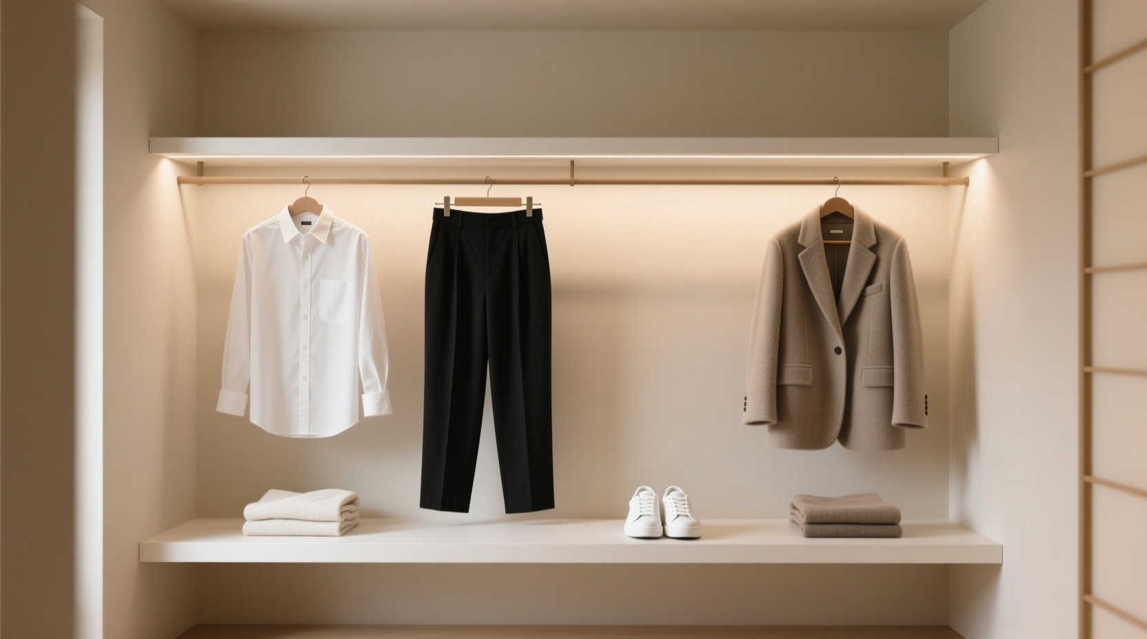 create a minimalist wardrobe with these essential cloth