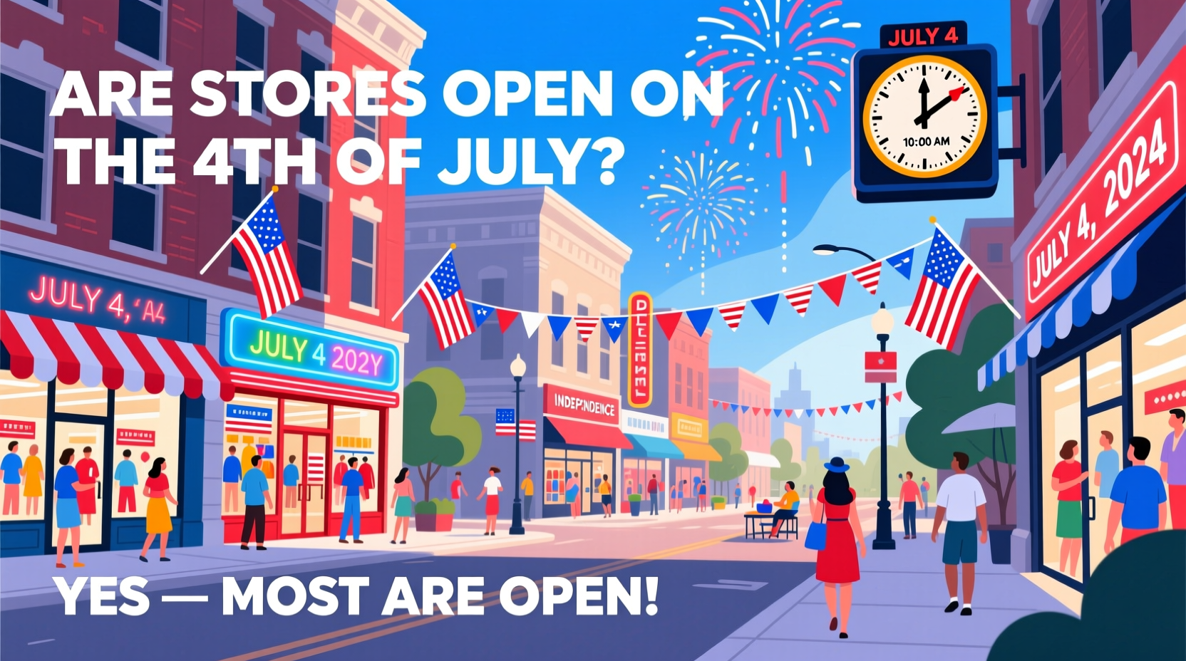 is stores open on 4th of july