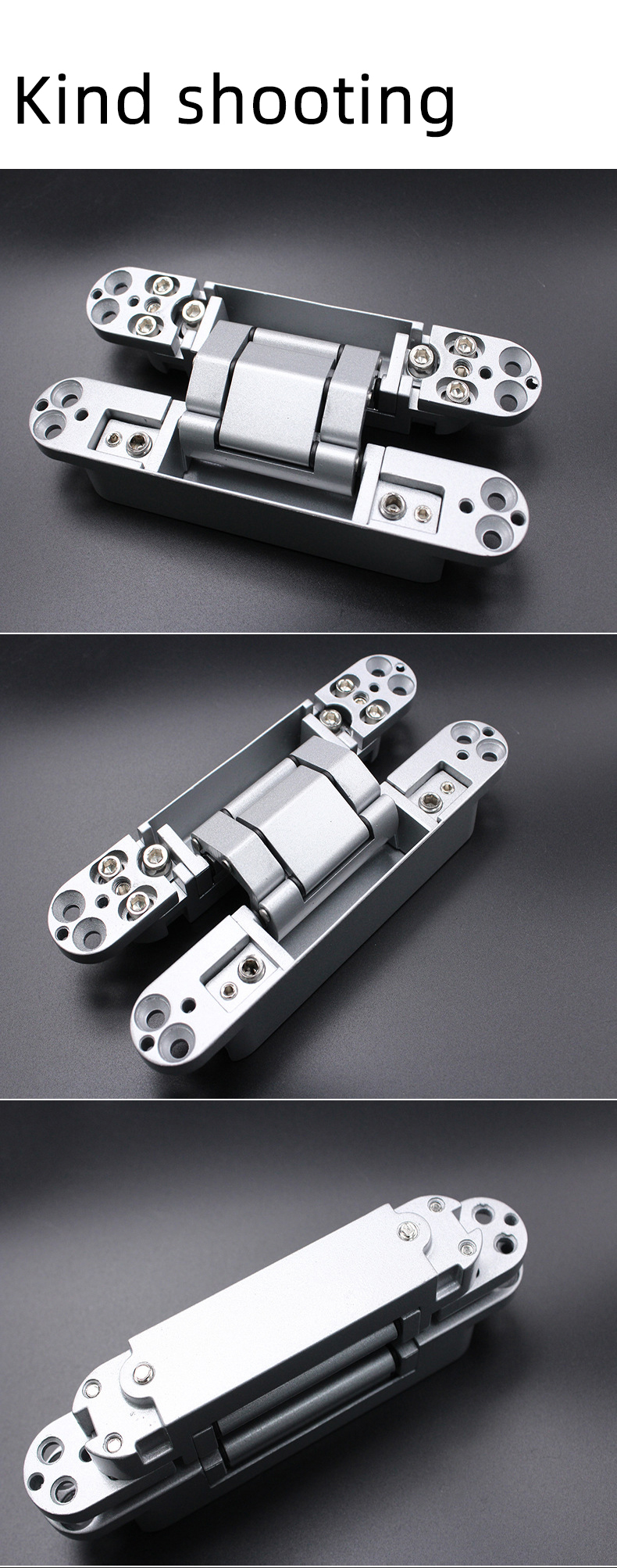 High quality 3D adjustable concealed hinge /Invisible door hinge