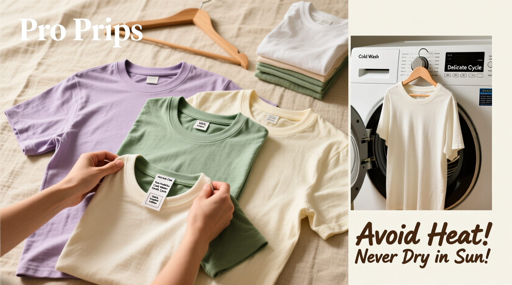 ultimate guide to caring for and washing oversized t shirts without shrinking or fading