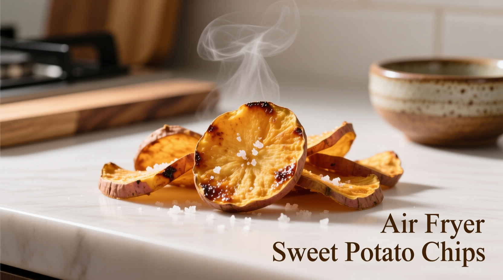 airfryer sweet potato chips