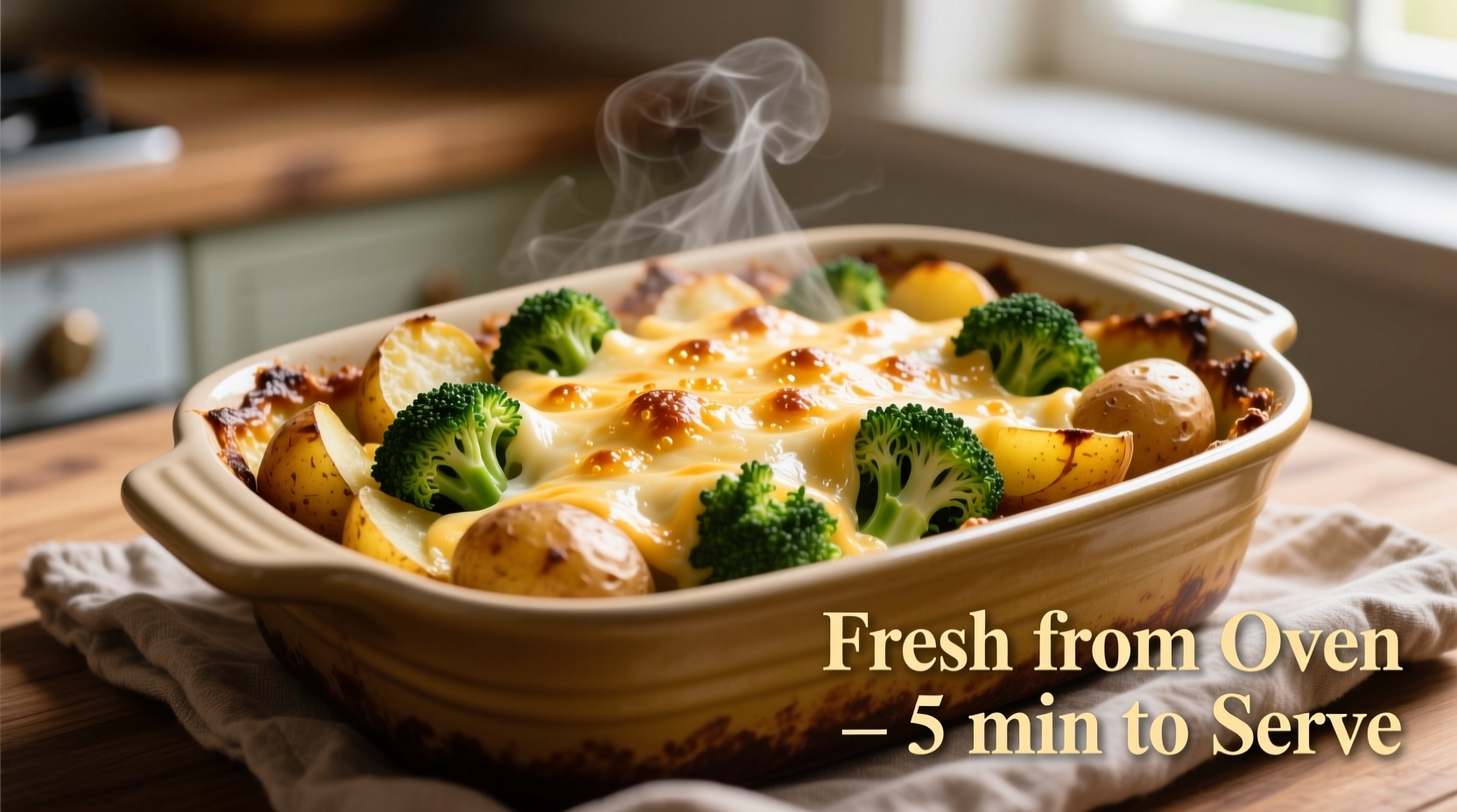 potato and broccoli bake  simple recipe   pro tips