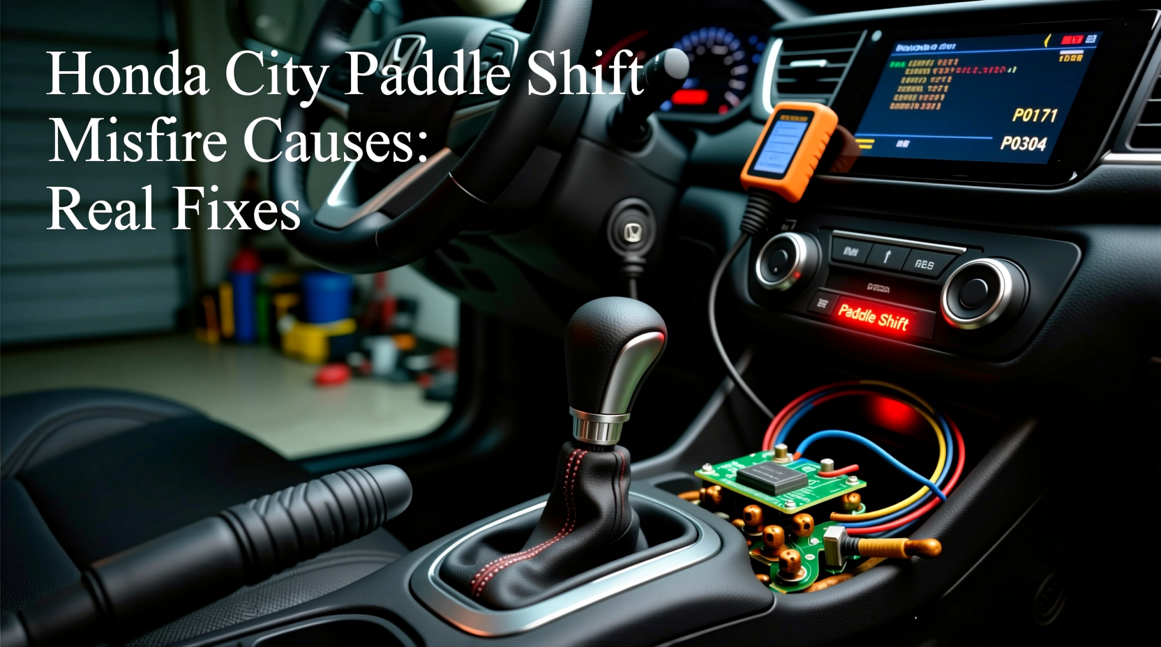 honda city paddle misfire causes