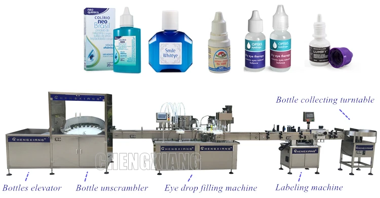 GMP standard automatic eye drop filling machine 10ml 30ml