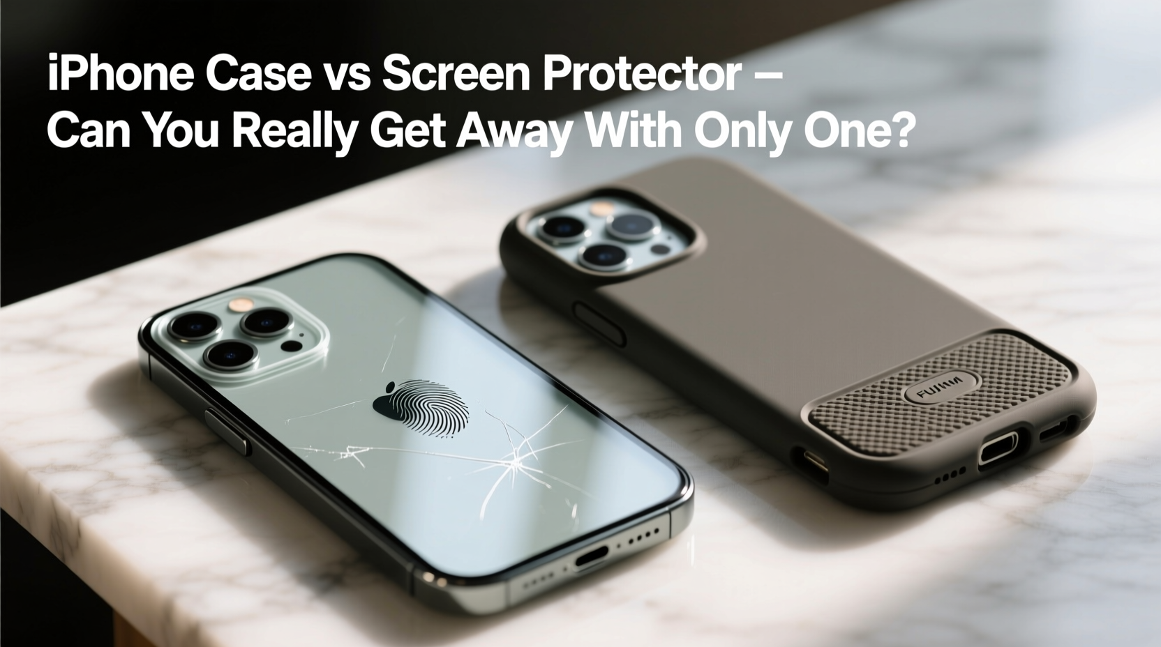 iphone case vs screen protector can you really get away with only one