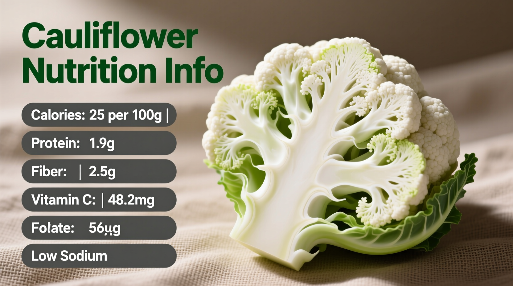 Cauliflower Nutrition Facts: Complete Guide to Health Benefits