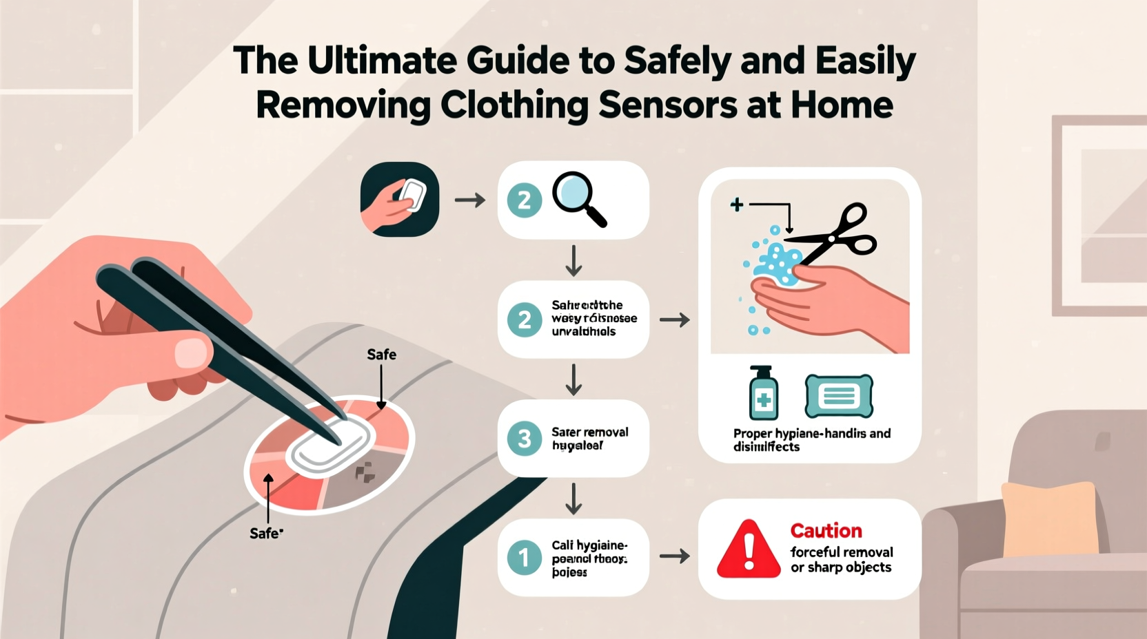 the ultimate guide to safely and easily removing clothing sensors at home