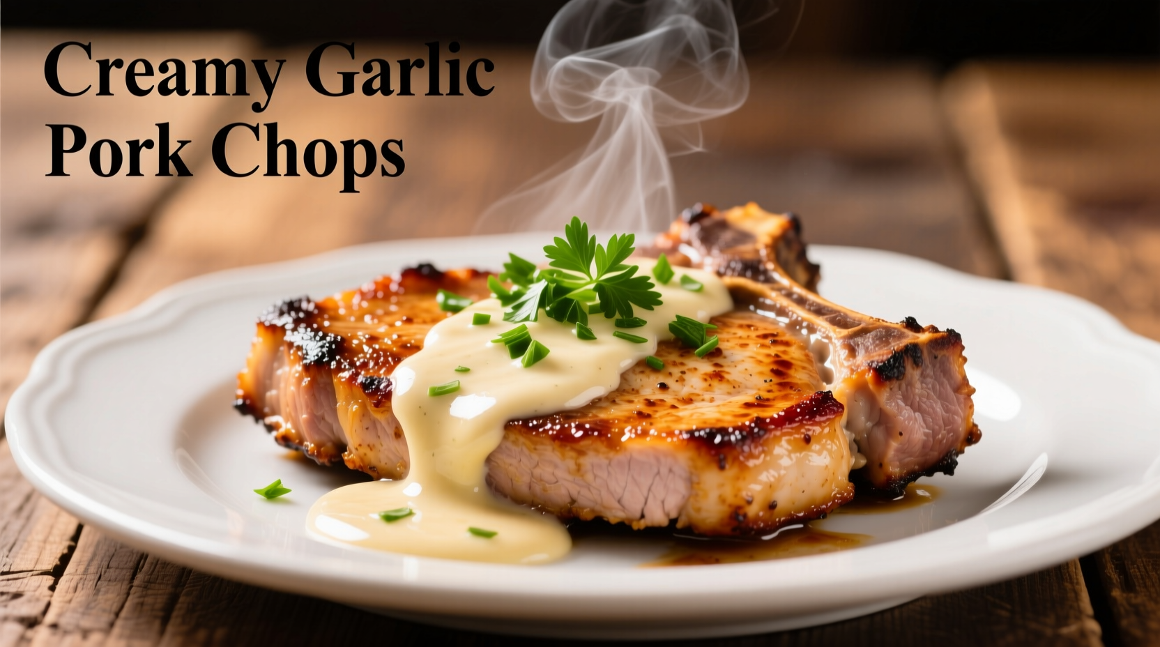 Perfect Creamy Garlic Pork Chops Recipe in 30 Minutes